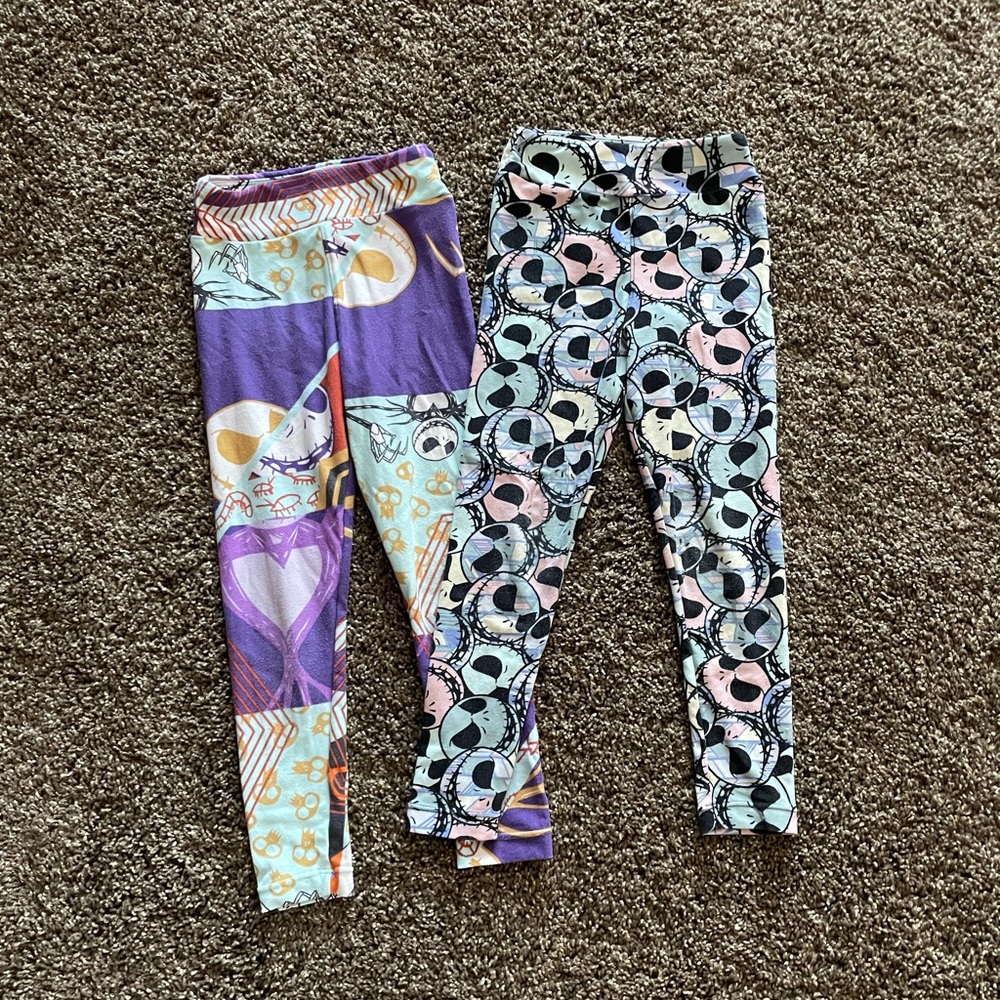LuLaRoe Kids Leggings Nightmare Before Christmas